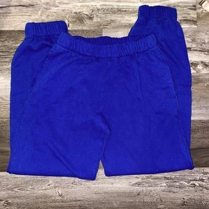 brandy melville rosa sweats royal blue